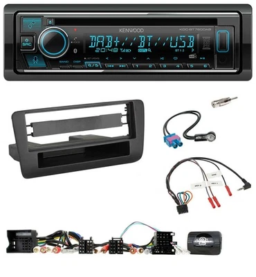 Kenwood Lenkrad Bluetooth DAB USB CD Autoradio für Audi A1 (2010-2019) - Bild 1 von 4