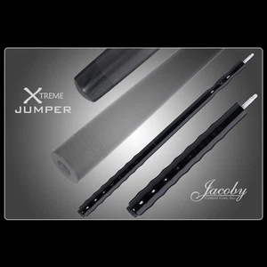 Jacoby Black "Extreme Jumper" 3 Piece Jump Pool Cue. - Picture 1 of 2