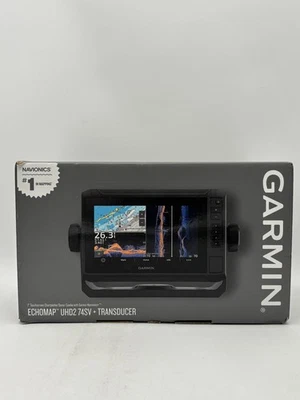 Garmin ECHOMAP 74sv UHD2 7" US Coastal Map GPS With GT54 Transducer 010-02685-01 - Image 1 of 4