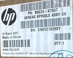 HP - Spindle Assy - B9E24-67007 - Afbeelding 1 van 1
