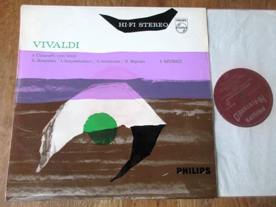 Vivaldi - 4 Violin Concs / Vicari etc / I Musici / Philips 835 002 / Ed1 NM/EX - Image 1 of 3