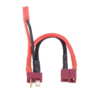 Deans T Plug With JST Plug Power Cable 18AWG Wire T Plug With JST Connector T - Picture 1 of 7