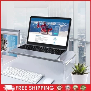 Acrylic Monitor Stand Clear Monitor Riser Desk Laptop Stand Riser - Photo 1/10