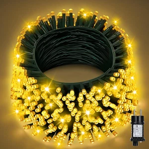 Luci Natale Esterno 30M 230 LED, Luci Albero Di Natale Calde Con Timer, 8 Modali - Foto 1 di 12