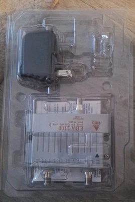 ELECTROLINE EDA 2100 Cable TV HDTV Signal Booster Amplifier + Power Supply - Image 1 of 4