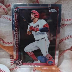 2025 Topps Chrome - Juan Yepez #16 - Washington Nationals - Picture 1 of 2