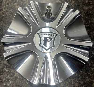 (1) Pinnacle Wheels P78-PL-CAP Aftermarket LG1311-06 Chrome Wheel Center Cap - Image 1 of 3