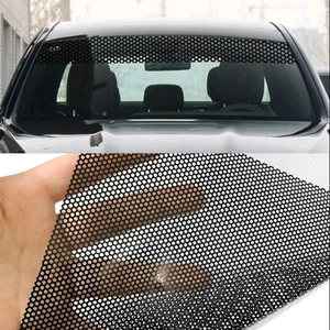 Car Front Windshield Window Visor Sun Strip Mesh Vinyl Decal Sticker Accessories - Bild 1 von 6