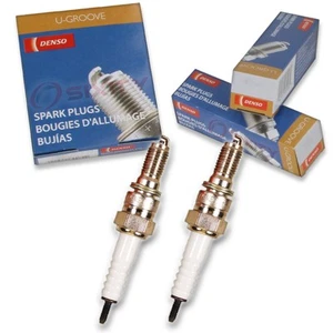 2 pc Denso Standard U-Groove Spark Plug for Honda VTR250 Interceptor hz - Picture 1 of 5