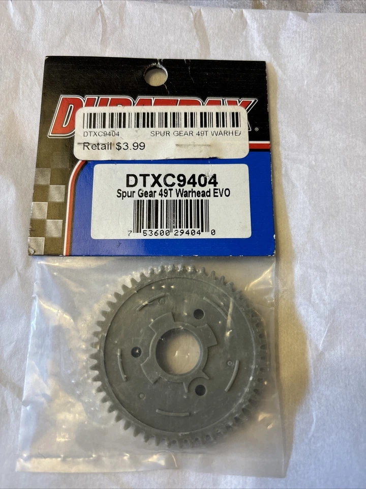 Duratrax  DTXC9404 9404 SPUR GEAR 49T WARHEAD Evo Box C4 - Image 1 of 1