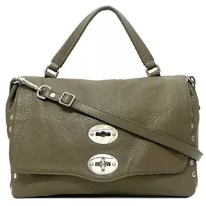 ZANELLATO 2way Bag Postina Beige Silver Good Condition Leather Used ZANELLATO - Picture 1 of 10