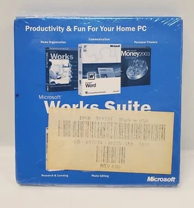 Microsoft Works Suite 2003 Software New SEALED With Product Key. - Picture 1 of 6