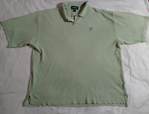 green lime polo shirt ashworth polynosic polyester short sleeve - Picture 1 of 10