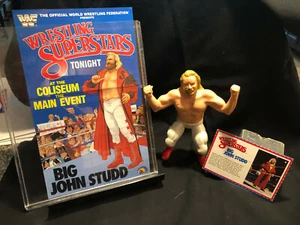 1984 Titan WWF Big John Studd Actionfigur plus Poster und Karte SP20 - Bild 1 von 6