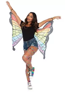 Leg Avenue A2789 Rainbow Butterfly Wings - Picture 1 of 2