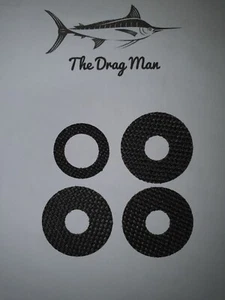 CARBONTEX CARBON DRAG WASHERS DAIWA SEALINE 900H, 910 - Picture 1 of 1