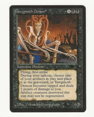 Yawgmoth Demon NM/NM+ Antiquities | MTG Magic the Gathering - English - Image 1 of 2
