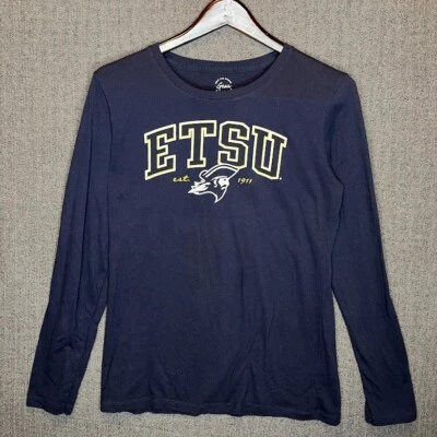 Gear For Sports Tshirt Men's Large Blue Longsleeve ETSU Pirates Sport  - Image 1 of 4