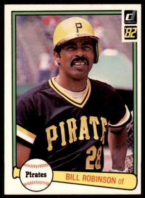 1982 DONRUSS BILL ROBINSON . PITTSBURGH PIRATES #402 - Image 1 of 2