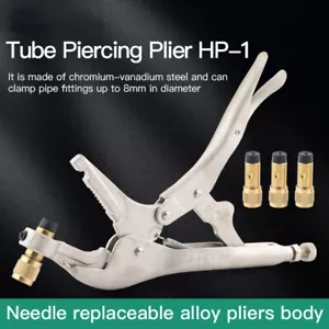 Rohrpiercingzange HP-1 Klimaanlage Kältemittel Erholung Säulen Werkzeuge Neu - Bild 1 von 8