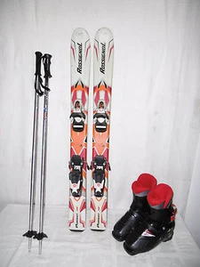  ROSSIGNOL " PURSUIT " SKI JUNIOR ALLROUND CARVER 93 CM + SKISCHUHE GR.: 31 SET - Bild 1 von 6