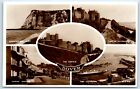 Postcard Dover Kent England Shakespeare Cliff Marine Parade Harbour Castle Rppc
