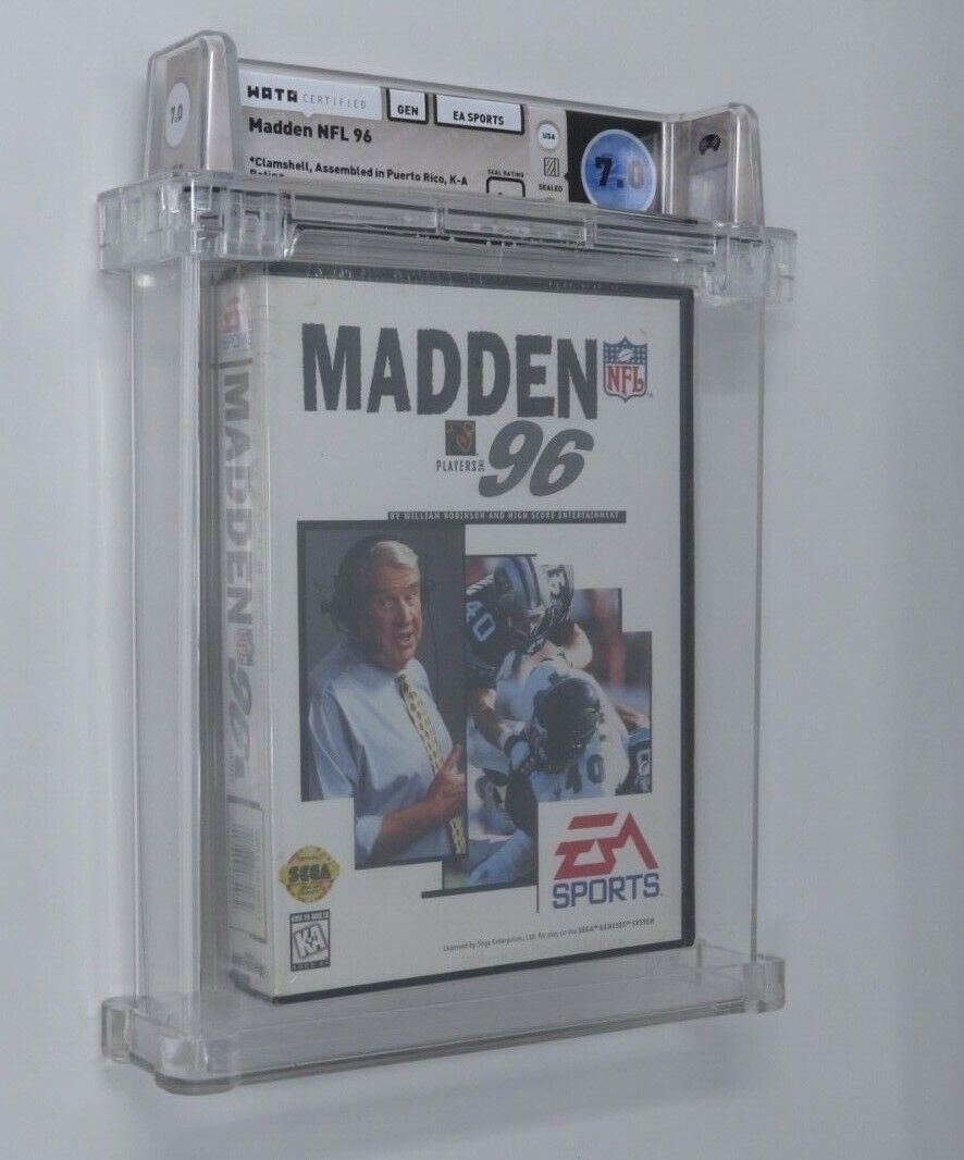 John Madden '96 NFL Football Sega Genesis Sealed Video Game Wata Graded 7.0 A+