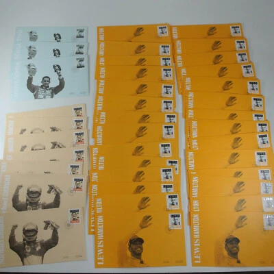 FORMULA 1 F1 Official FDC Canada Post 2017 - Lot of 38 SENNA HAMILTON SCHUMACHER - Image 1 of 4