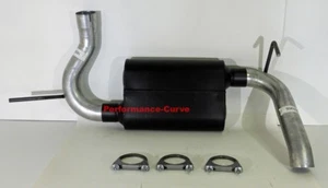 07 - 17 Jeep Wrangler JK Axle Back Exhaust System w/ 2 Chamber Muffler - Picture 1 of 2