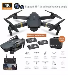 4K HD Drone Dual Lens WIFI FPV GPS Foldable RC Quadcopter Gift APP CONTROL - Picture 1 of 10