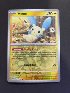 Minun - 061/182 - Holograma inverso - Paradox Rift - Tarjeta coleccionable Pokémon - Imagen 1 de 2
