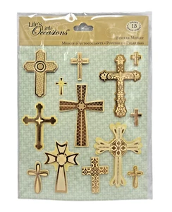 K & Company Lifes Little Occasions 3D Crosses Sticker Medley 30-586918 New - Picture 1 of 2