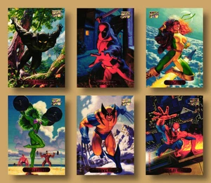 1994 Fleer Marvel Masterpieces (1-140) / U Pick Cards -Build Set / Buy4+ Save30% - Picture 1 of 141