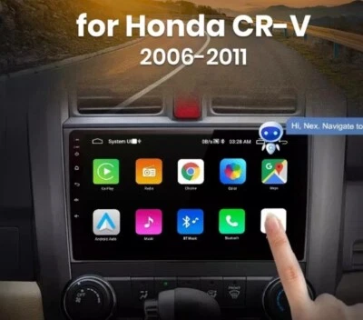 Radio 2 din pour Honda Crv Écran Tactile Bluetooth USB Wi-Fi GPS Carplay 2/ - Photo 1/4