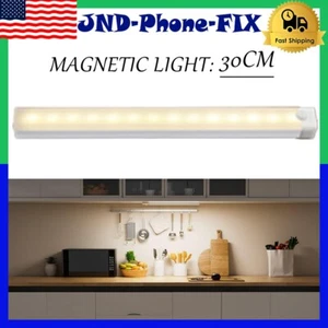 Under Cabinet Strip Lamp Cupboard Bar Kitchen PIR Motion Sensor USB Rechargeable - Picture 1 of 14