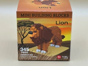 Impact Photographics Mini Building Blocks Lion 345 pieces Age 7+ - Picture 1 of 8