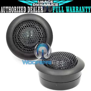IMAGE DYNAMICS CTX-25 1" SILK DOME CTX TWEETERS & MOUNTS CAR AUDIO PAIR NEW - Picture 1 of 3