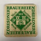alter Bierdeckel - Coaster - DDR VEB Dresdner Brauereien Werk Bautzen - Bier
