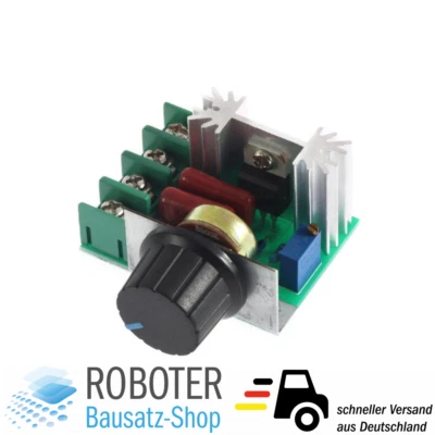 PWM Drehzahlregler 2000W, 50-220V/AC, 25A, Motor Speed Controller