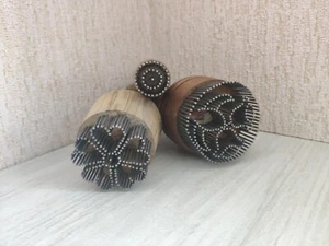 3er Set traditioneller usbekischer Brotstempel (Tschekich) für schöne Muster - Bild 1 von 12