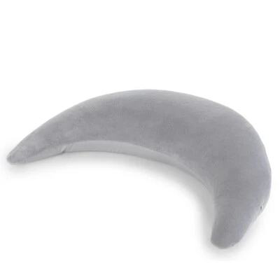 Theraline Plüschmondbezug Bezug für Mondkissen 140x27 cm grau TOP - Bild 1 von 2