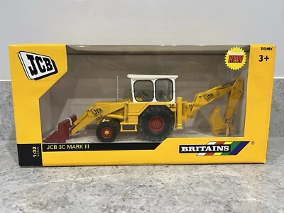 Britains Farm - JCB 3C Mark III Backhoe Loader - 1:32 Scale - 42905 - New/Mint - Image 1 of 4