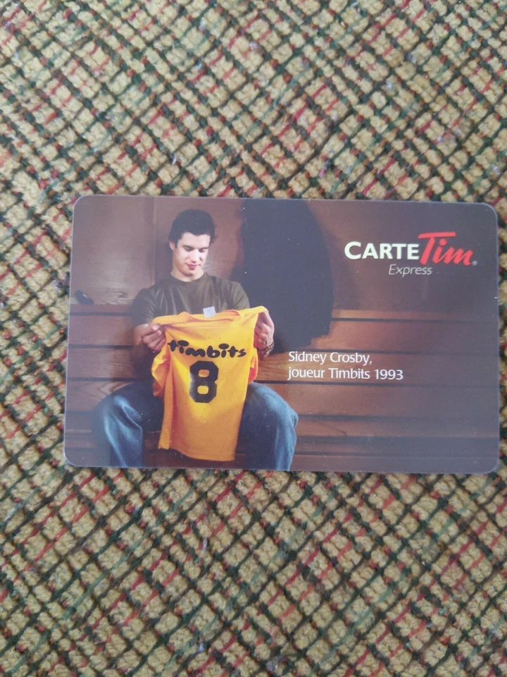 Tim Hortons Rechargeable Gift Card VL-10286C Sidney Crosby French Zero Balance - Image 1 of 1