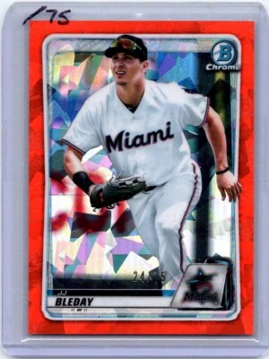 2020 Bowman Sapphire Orange /75 #BCP-116 JJ Bleday Orange Refractor - Image 1 of 2