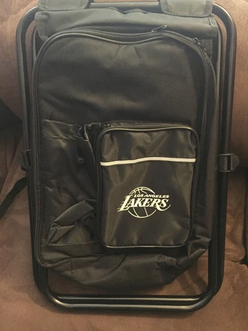 NBA Los Angeles Lakers insulated cooler backpack chair stool 2022 Cover