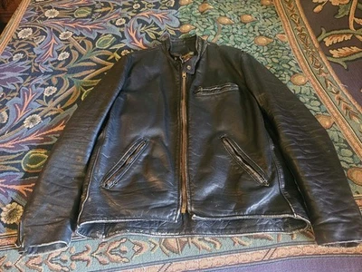 Chaqueta de moto vintage de cuero Vanson talla 44 Foto 1 de 4
