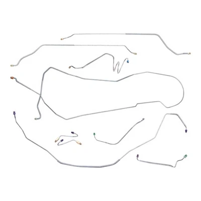 1968 Chevrolet Chevelle Malibu Man conjunto de linha de freio a disco tubos HDT aço inoxidável - Imagem 1 de 4