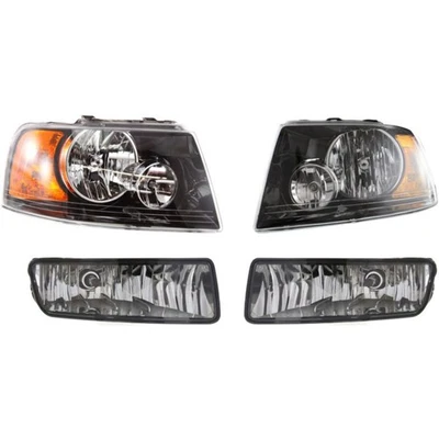 Kit de faros para Ford Expedition 2004-2006 izquierda y derecha 4 piezas Foto 1 de 4