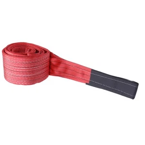 Red Rigging Lifting Strap 5T 11023LB Bearing 4M 13.12FT Length Hoisting Towi GAW - Picture 1 of 12