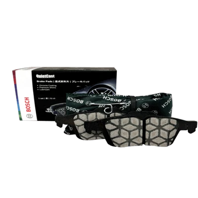 Bosch Quietcast Rear Brake Pad Set for Jaguar S Type X200 2.5L PETROL AJ25 2002  - image 1 of 2